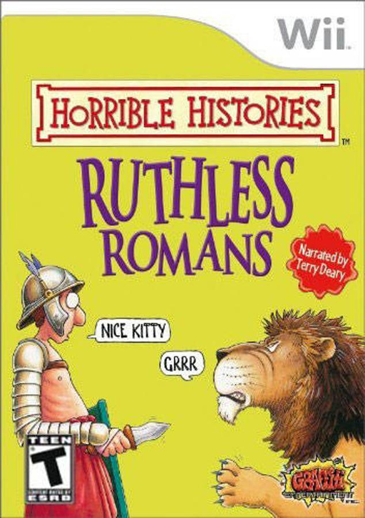 Horrible Histories: Ruthless Romans box art for Wii